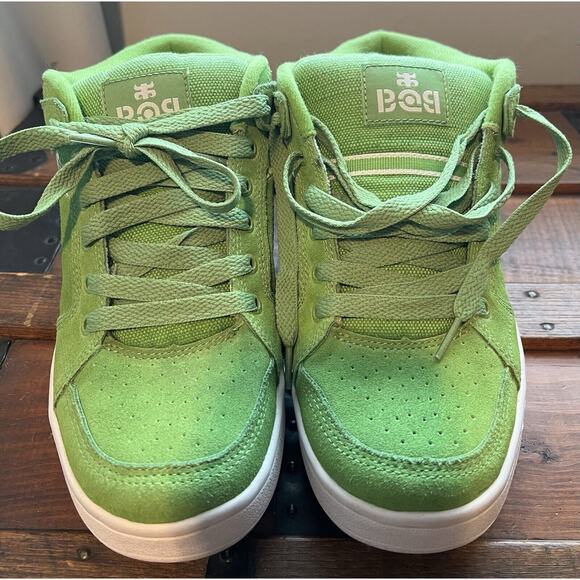 IPATH BOB BURNQUIST PRO SKATE SHOES Size 11.5 Green/White Ultra RARE LNC! - Picture 2 of 12